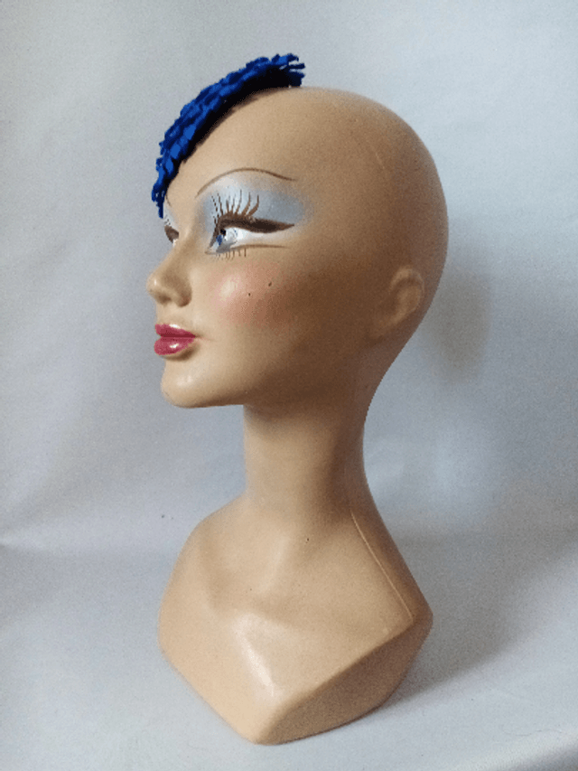 Bibi petit chapeau bleu cocktail