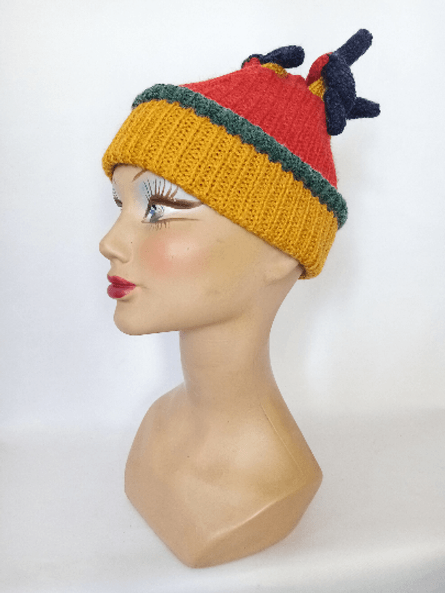Bonnet ski multicolore original unisex