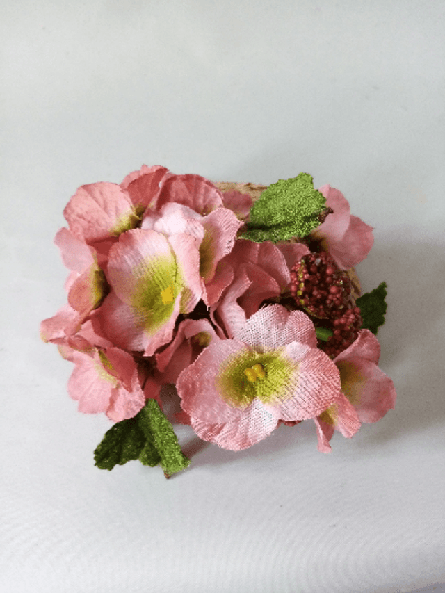 Petit chapeau paille mariage fleur campagne