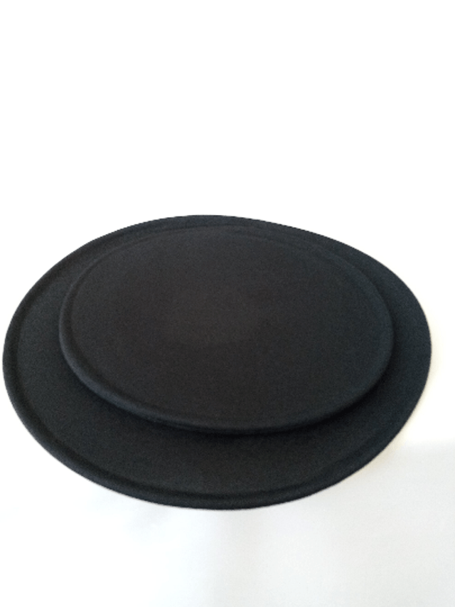 Grand chapeau tissus femme cerémonie noir
