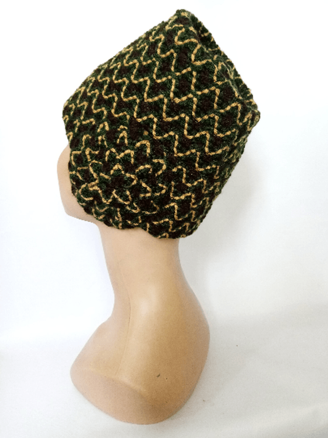 Chapeau toque femme hiver médiéval
