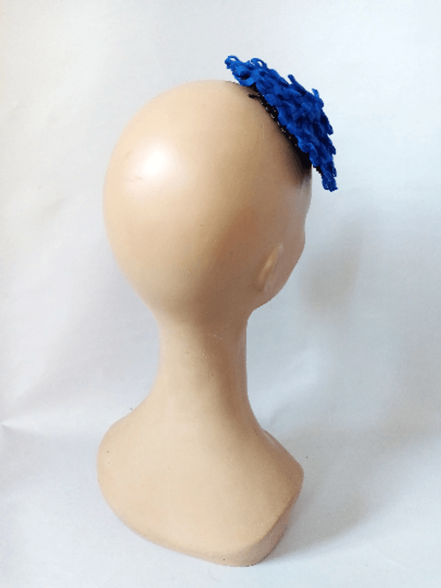 Bibi petit chapeau bleu cocktail