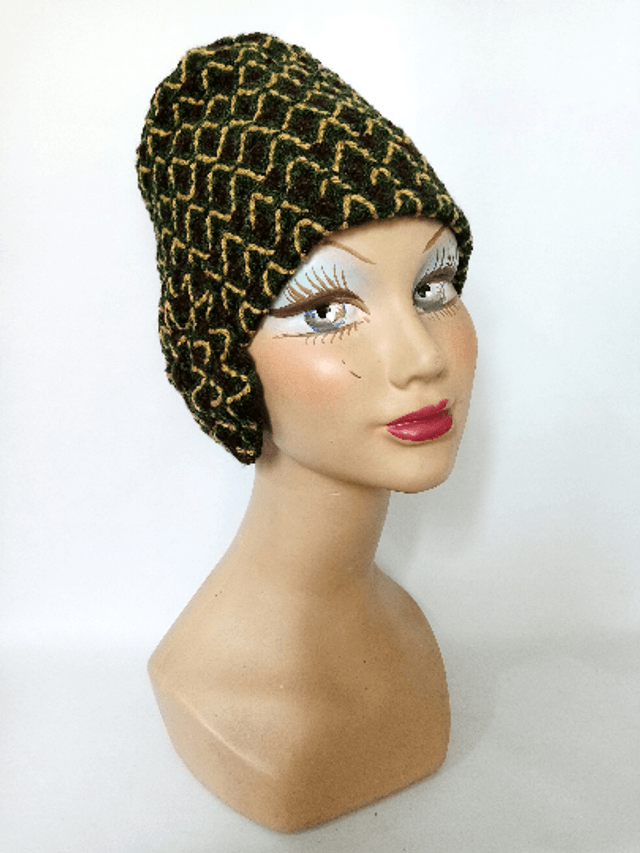 Chapeau toque femme hiver médiéval