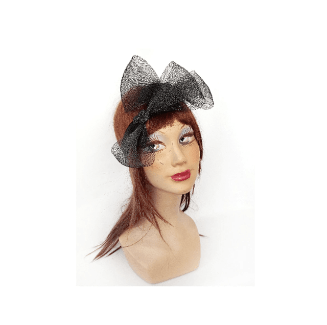 Bandeau femme rétro noir années 30