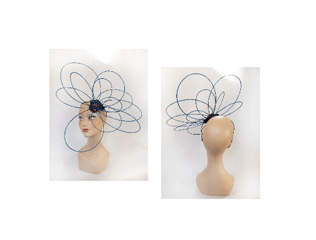 Grand chapeau femme avant-garde mariage cérémonie 
